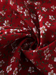 Floral Print V Neck Cami Summer Dress Sexy Backless Spaghetti Strap