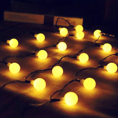 Outdoor Solar String Lights Waterproof Ball Lights Starry Fairy Lights