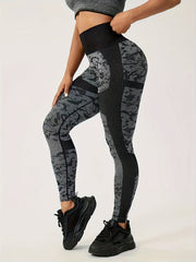High Stretch Seamless Yoga Pants Slim Fit Seamless Yoga Leggings