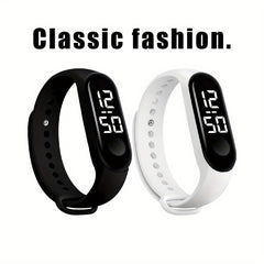 LED Touch Screen School Sports Watch for Students