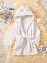 Kids Animal Bathrobe Flannel Plush Home Clothes