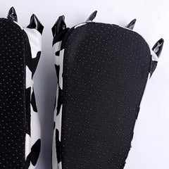 Cow Print Slip On House Shoes For Boys
