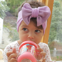 1pc Bow Soft Elastic Hair Band Headbands Hair Accessories For Girls Kids