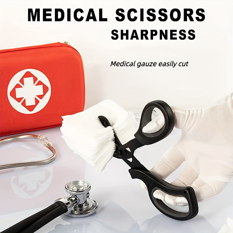 Multifunctional Gauze Scissors Canvas Scissors Outdoor Emergency Kit