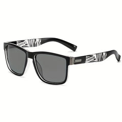 Men's Polarized Square Frame Sunglasses for Outdoor Sports