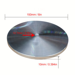 6in Aluminum Polishing Disc Flat Wheel for Gemstone Grinding