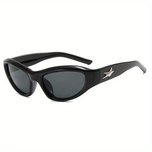 Y2K Star Wrap Around Sunglasses UV400