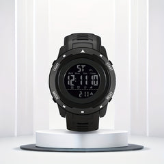 Outdoor Sports Electronic Watch With Date Week Chronograph Stopwatch