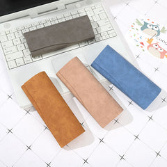 High-end Student Glasses Box, Leather Storage
