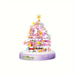 Christmas Building Blocks Compatible Puzzle Santa Claus Snow