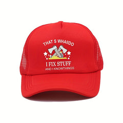 Fix Stuff Trucker Hat Unisex Baseball Cap Sunscreen Dad Hats