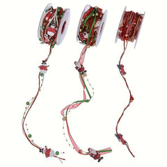 5M Christmas Ribbon Tree Decoration DIY Navidad Party Favors