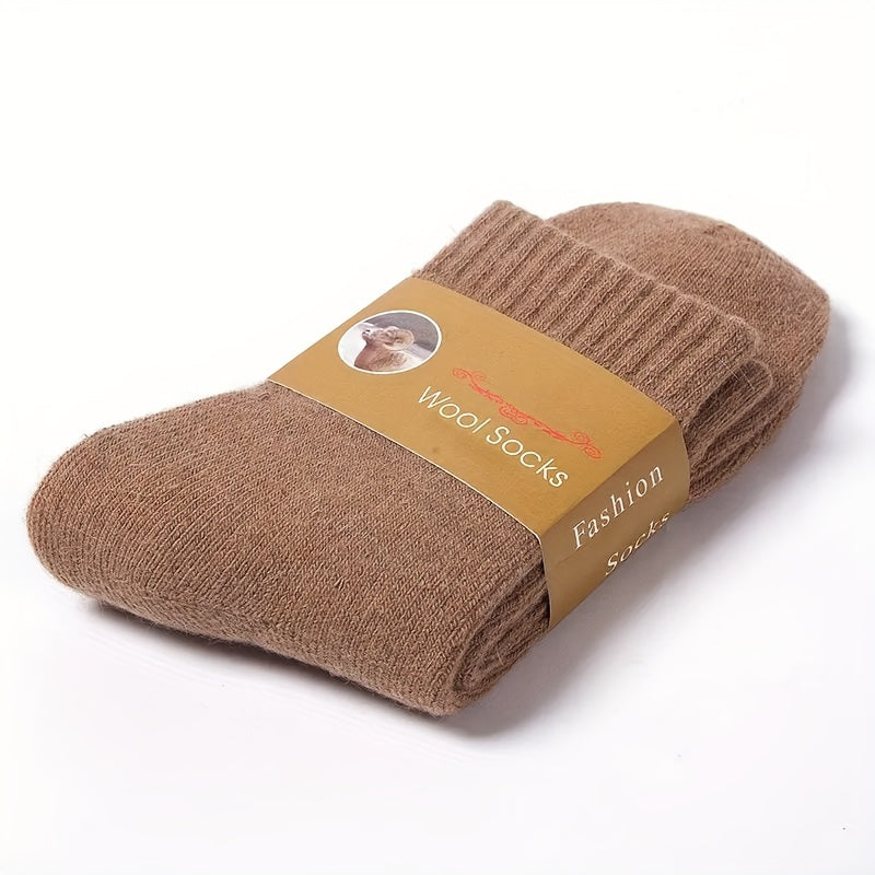 Thickened Wool Socks Casual Warm Boot Socks for Men and Women