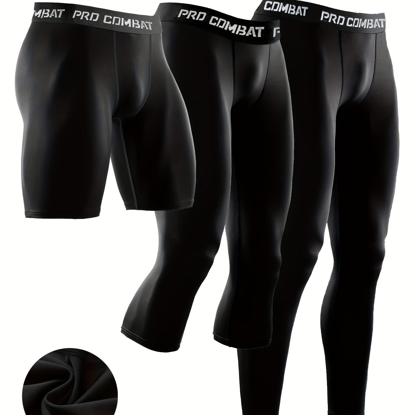 Men's Compression Leggings Set Quick Dry Base Layer Sportswear