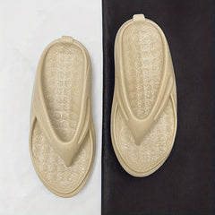 Thick Bottom Sports Slippers Soft Comfortable Solid Outdoor Slippers