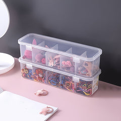 Desktop Plastic Cable Storage Box with Flip Cover