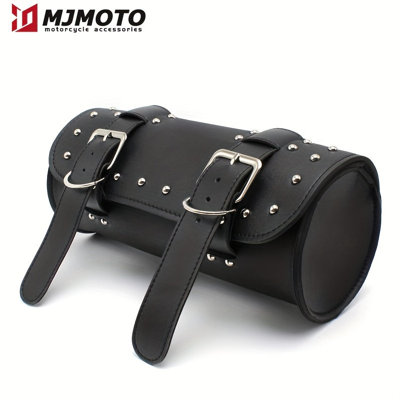 MJ Retro Cylinder Leather Motorcycle Hanging Bag