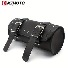 MJ Retro Cylinder Leather Motorcycle Hanging Bag