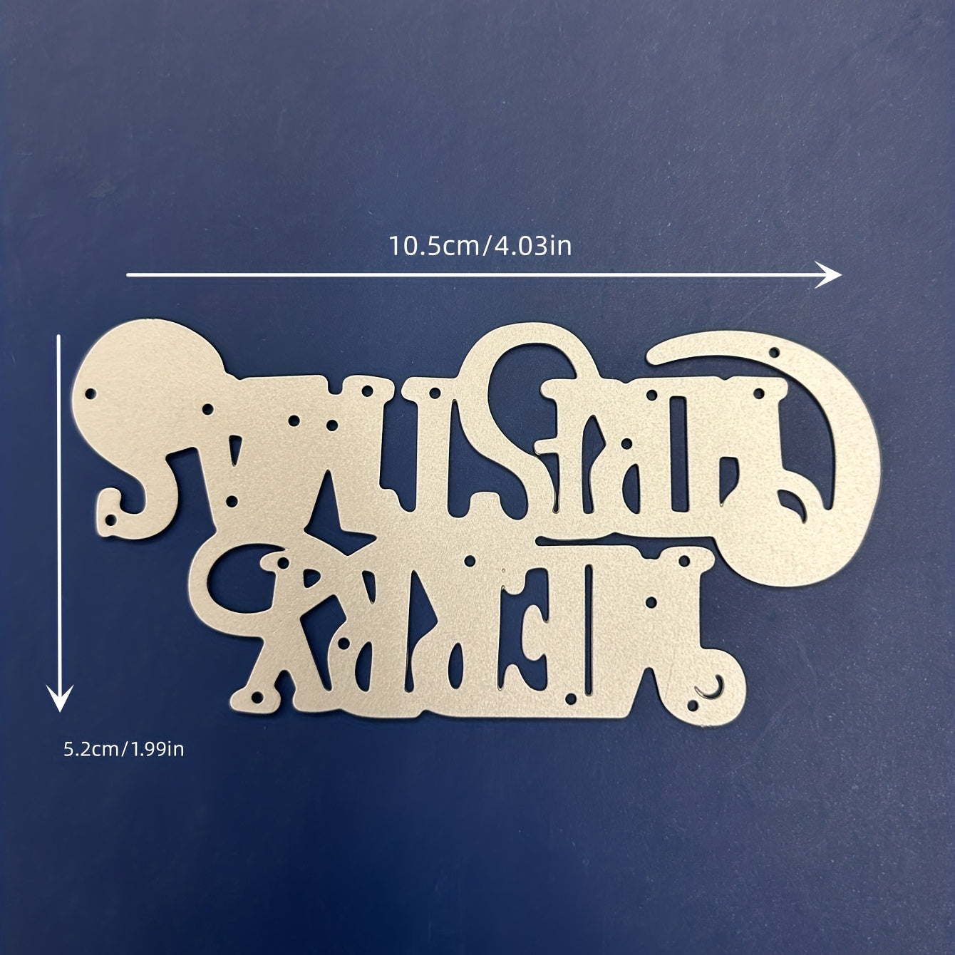 1pc Merry Christmas Cutting Die DIY Metal Embossing Scrapbooking