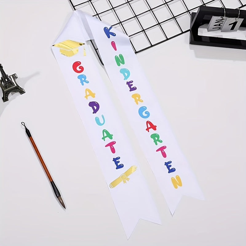 Graduation Kids Ribbon Etiquette Belt Preschool Kindergarten