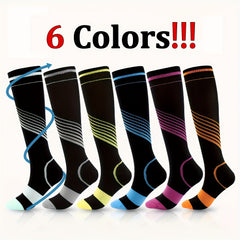 Men's Compression Sport Socks Sweat-absorbing Nylon Blend Breathable Socks
