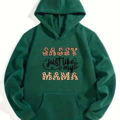 Girls 'Sassy Just Like My Mama' Hooded Sweatshirt - Youth Long Sleeve Pullover