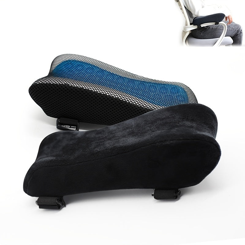 Memory Foam Chair Armrest Pads for Elbows and Forearms