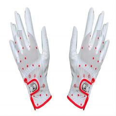 Women's Golf Gloves Polka Dot Slip Resistant for Comfort