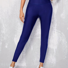 Stretchy High Waist Skinny Leggings Casual Fit