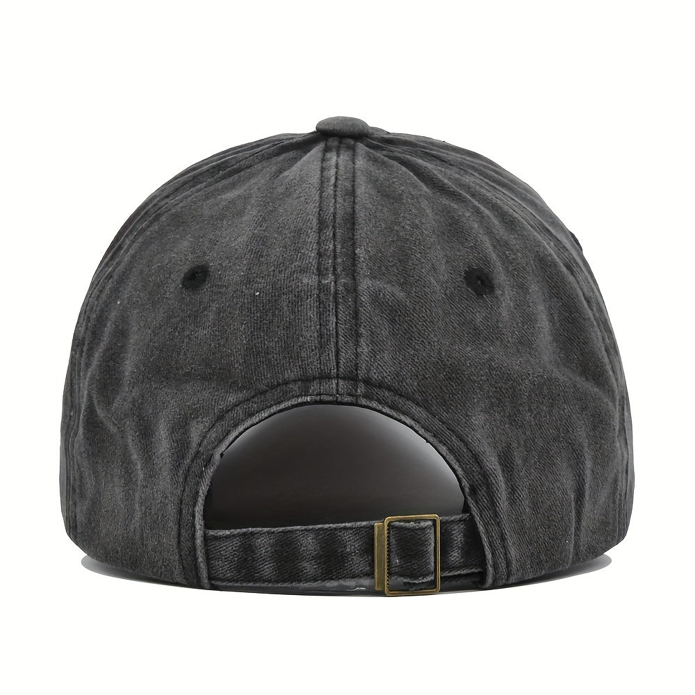 Retro Baseball Cap Soft Top Peaked Cap