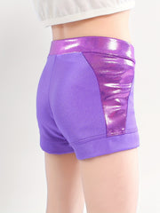 Girls Gymnastics & Dance Boy Cut Booty Shorts