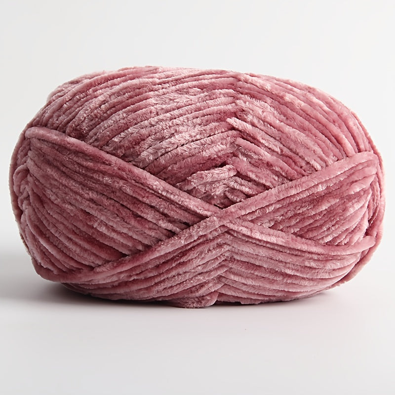 100 Poly Smooth & Soft Chenille Yarn 100g Roll