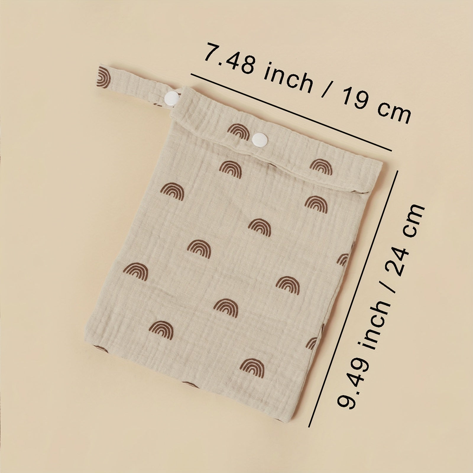 Polyester Diaper Storage Bag Hanging Organizer for Travel and Home