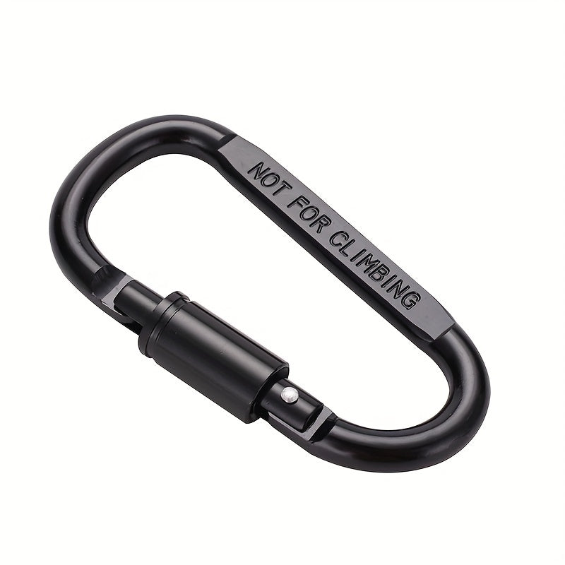Heavy Duty Screw Locking D-ring for Outdoor Camping, Keychain, Tent, Hammock