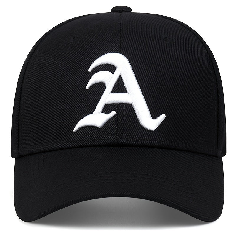 Gothic A Letter Baseball Cap Sun Hat Adjustable Casual Travel Vacation