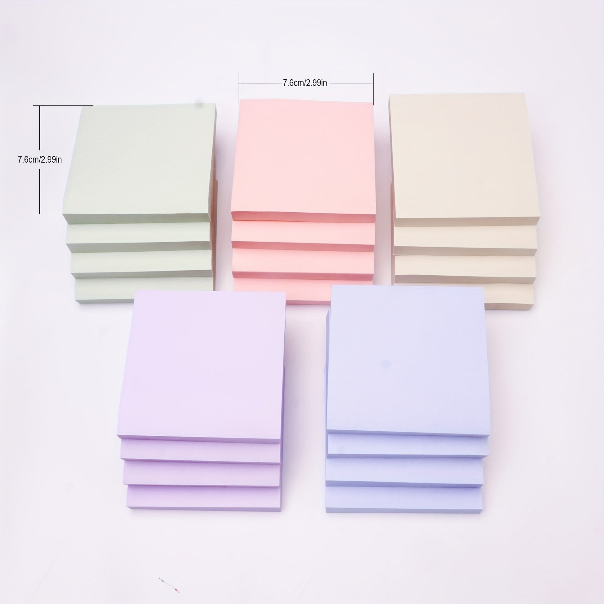 Morandi Stickers Self Stick Note Pads Aesthetics Learning Supplies