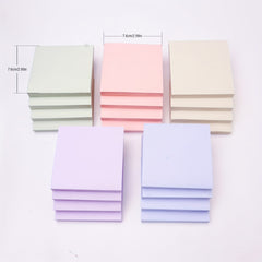 Morandi Stickers Self Stick Note Pads Aesthetics Learning Supplies
