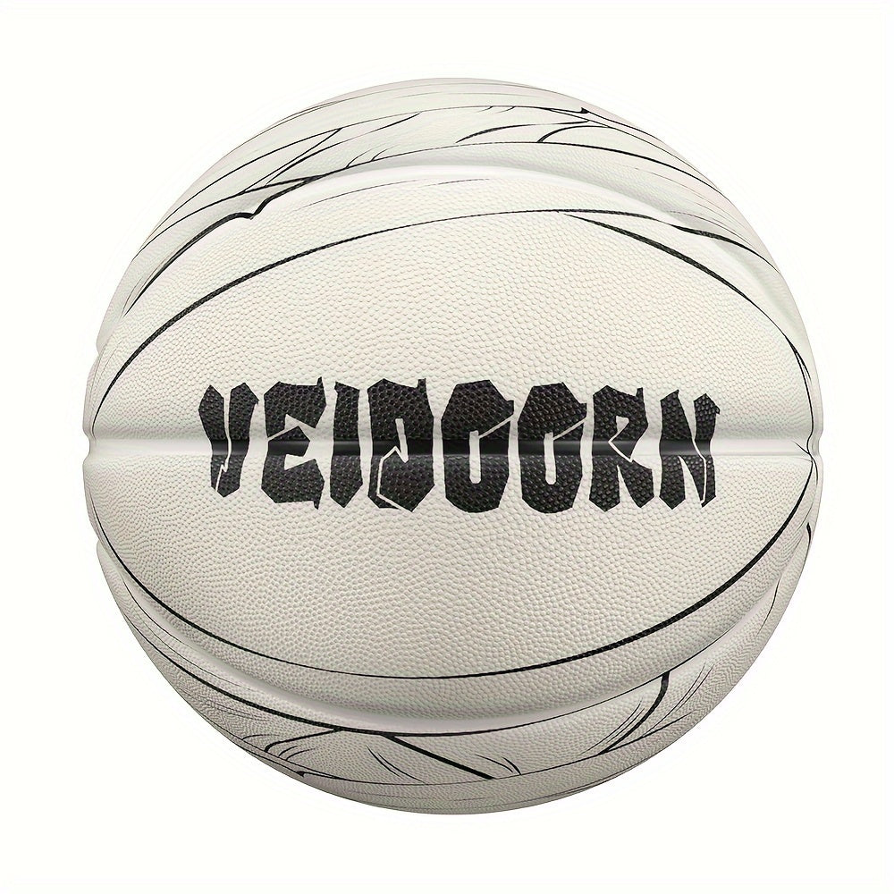 Veidoorn Rubber Basketball Size 7 Indoor Outdoor Play Training Competition Adult
