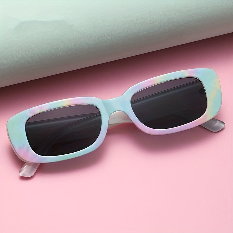 Y2K Rectangle Frame Sunglasses UV400