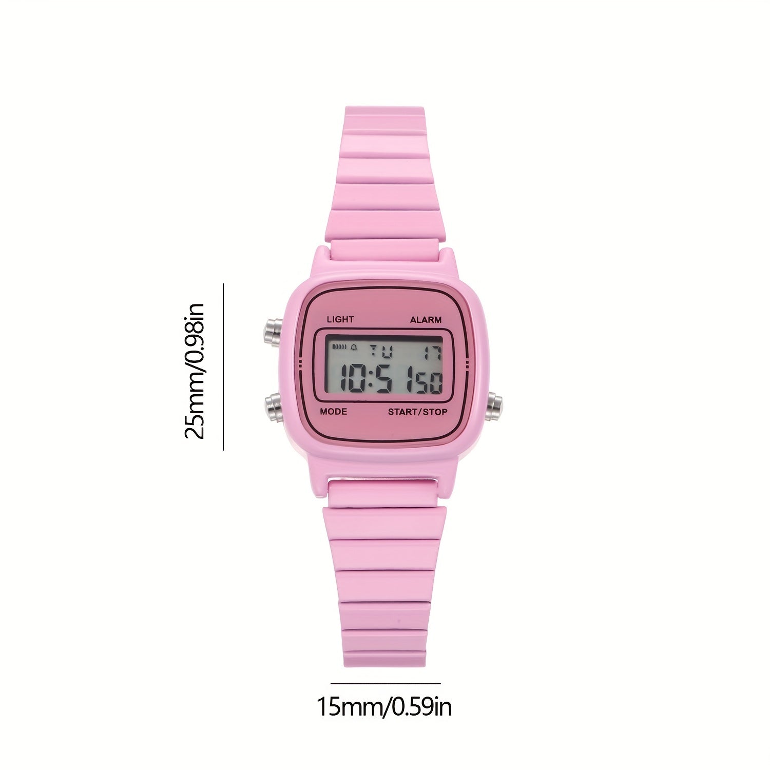 1021 Electronic Watch LED Display Night Light Alarm Clock