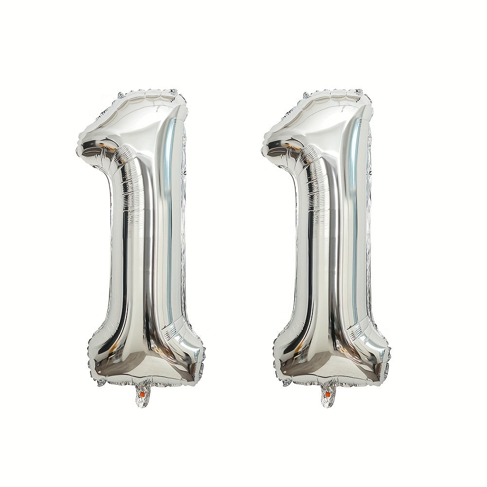2pcs 81 28 Cm Number Foil Balloons Birthday Party Decor Supplies