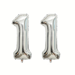 2pcs 81 28 Cm Number Foil Balloons Birthday Party Decor Supplies