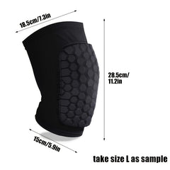 Non Slip Compression Knee Sleeve for Sports - Basketball, Volleyball