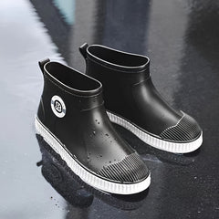 Men's Waterproof Rain Boots Wear Resistant Outdoor Work Fishing Shoes