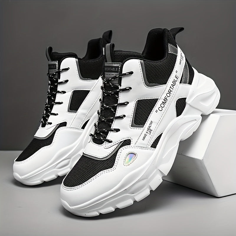 Men's Breathable Chunky Sneakers Elevator Shoes Footwear