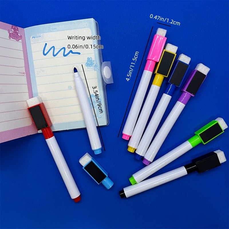 24 Pack Whiteboard Markers Fine Point Magnetic Low Odor Smudge Proof