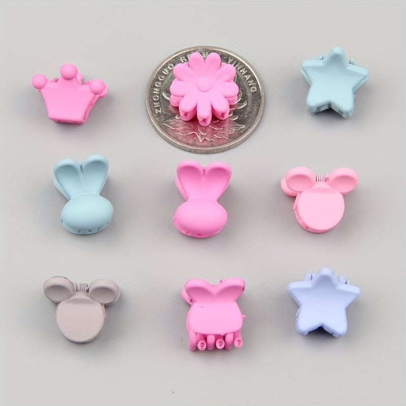 30pcs Mini Hair Claw Clips for Parties - Creative Cartoon Sweet Design