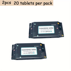 20pcs Pack Outdoor Camping Hand & Mouth Cleaning Wipes Disposable Nonwoven Wipes