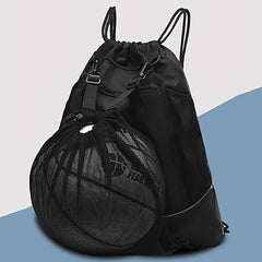 Large Capacity Drawstring Backpack Portable Gym Bag