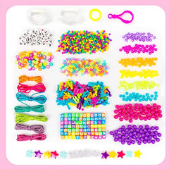 1100pcs Beads Bracelet Making Kit for Girls